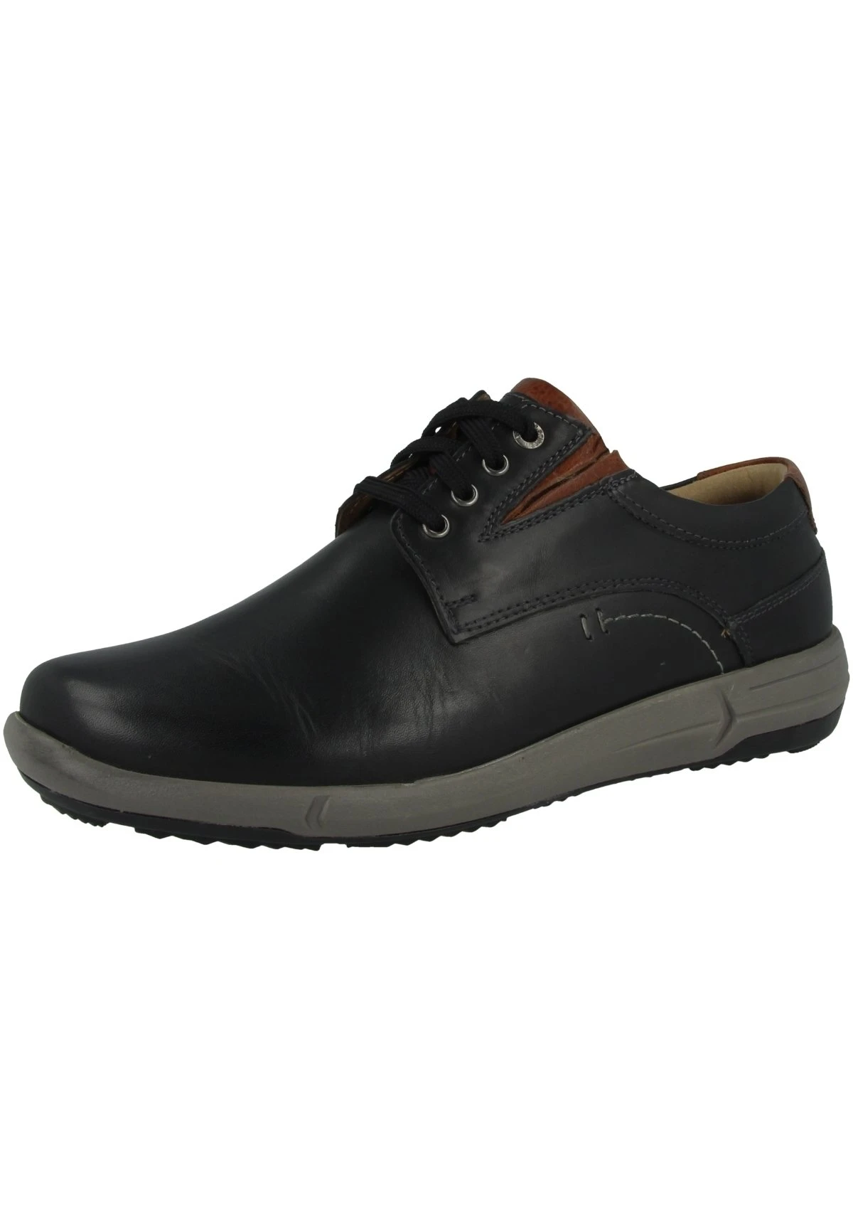 Josef Seibel Enrico- Sportieve Veterschoenen - Black Kombi (25314-860-101) 3 Josef Seibel Enrico- Sportieve Veterschoenen - Black Kombi (25314-860-101) - Afbeelding 3