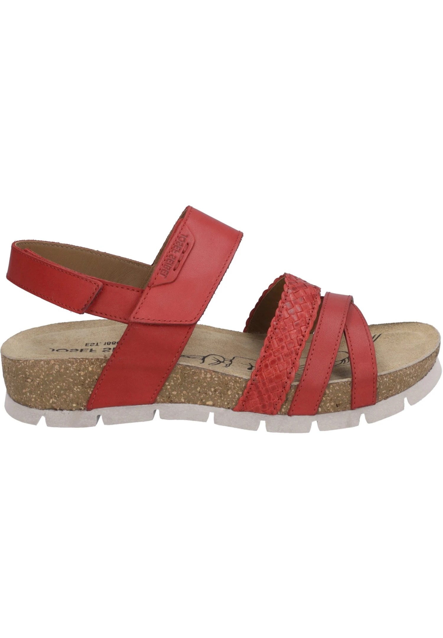 Josef Seibel Lucie 03 - Sandalen Met Plateauzool - Rot 7 Josef Seibel Lucie 03 - Sandalen Met Plateauzool - Rot - Afbeelding 7