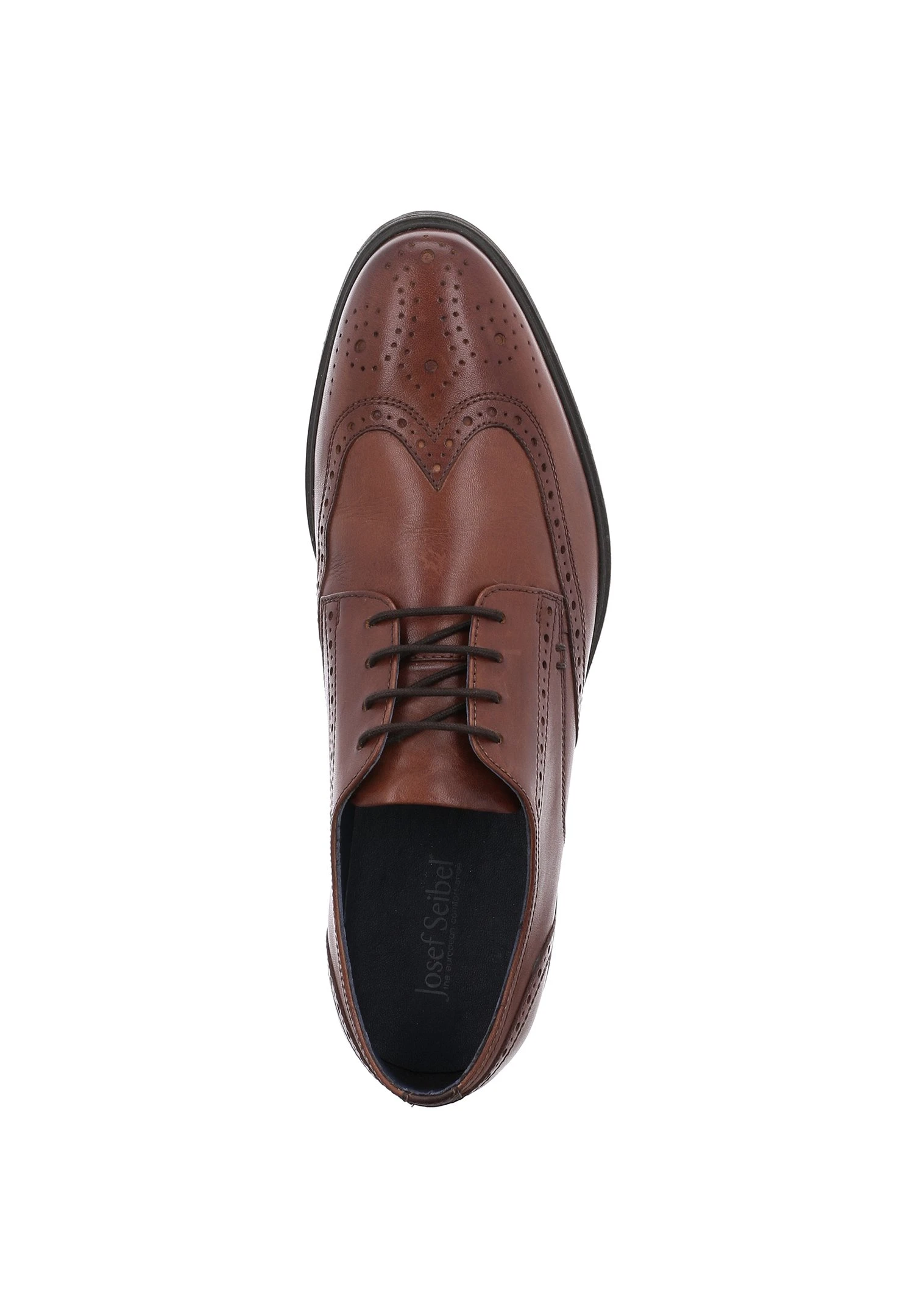 Josef Seibel Jonathan- Veterschoenen - Cognac 3 Josef Seibel Jonathan- Veterschoenen - Cognac - Afbeelding 3