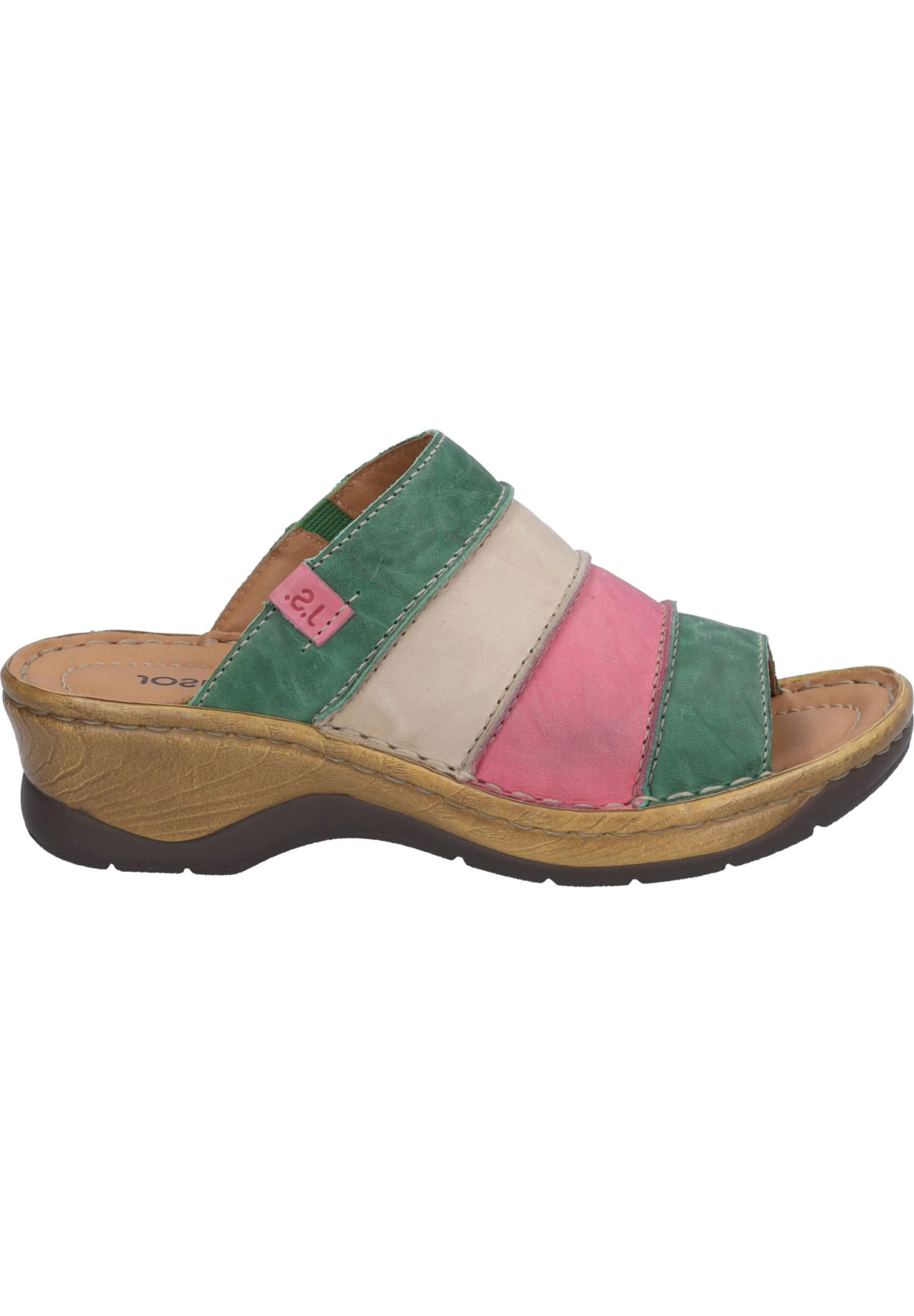 Josef Seibel Muiltjes Met Hak - Tanne Multi 6 Josef Seibel Muiltjes Met Hak - Tanne Multi - Afbeelding 6