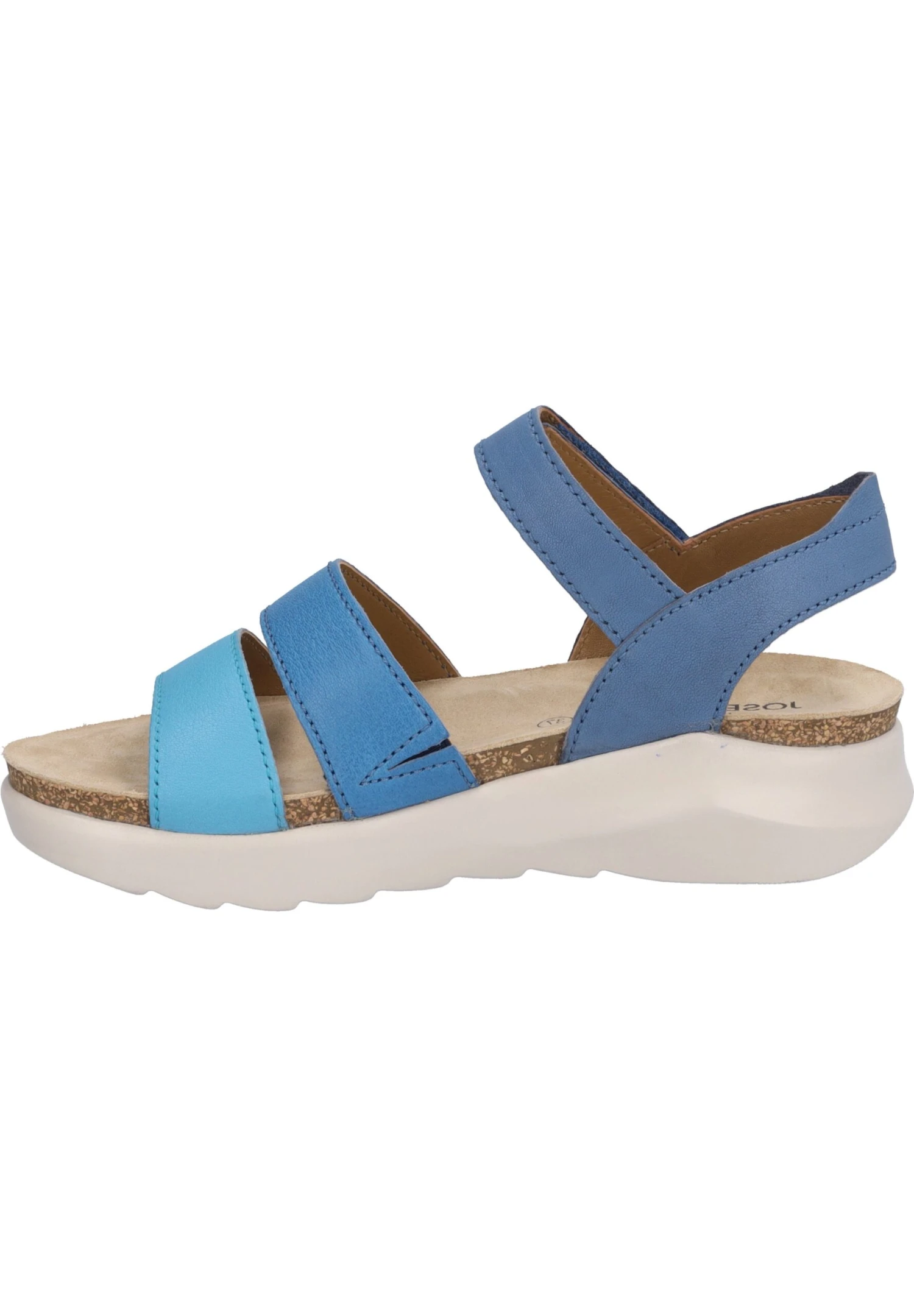 Josef Seibel Sandalen Met Plateauzool - Blau Multi 1 Josef Seibel Sandalen Met Plateauzool - Blau Multi