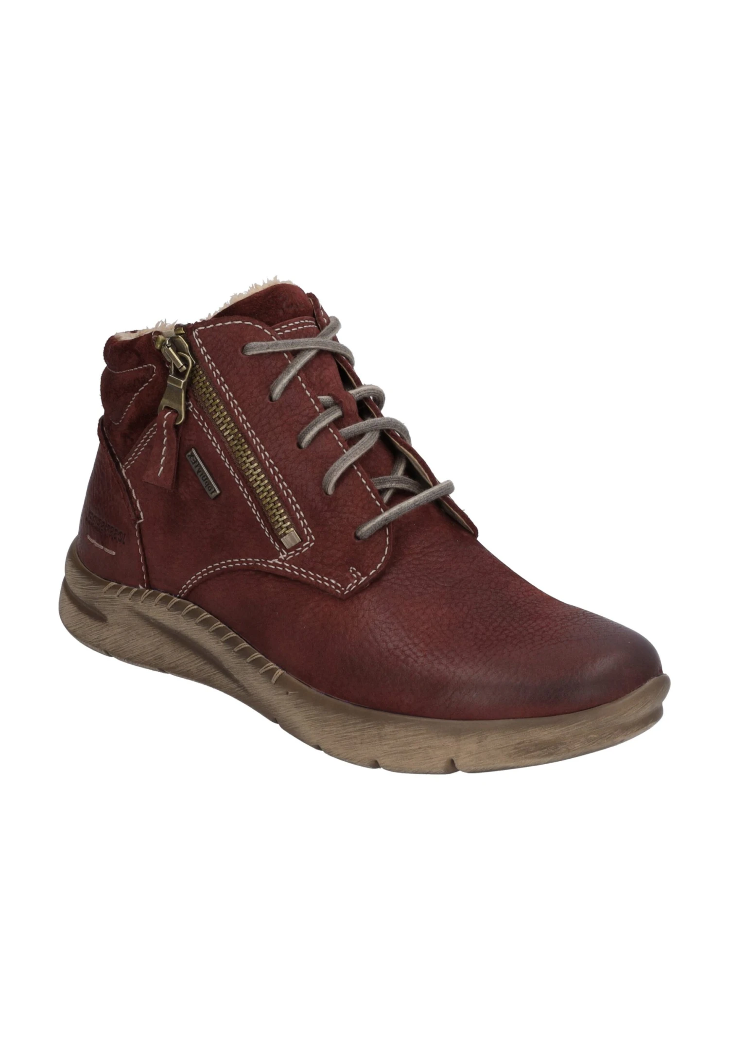 Josef Seibel Conny- Korte Laarzen - Bordeaux 2 Josef Seibel Conny- Korte Laarzen - Bordeaux - Afbeelding 2