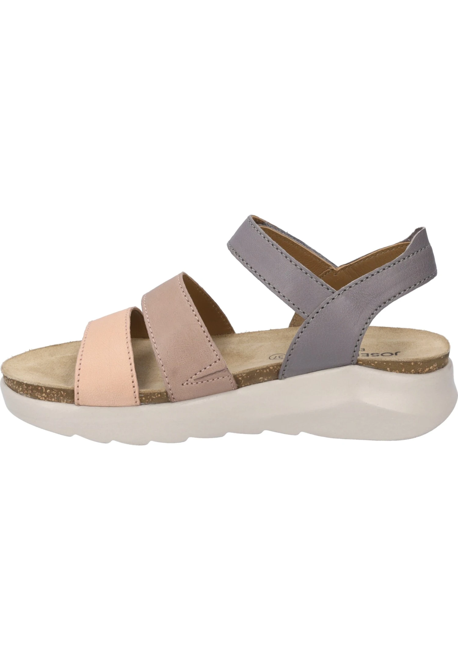 Josef Seibel Sandalen Met Sleehak - Rosa Multi 1 Josef Seibel Sandalen Met Sleehak - Rosa Multi
