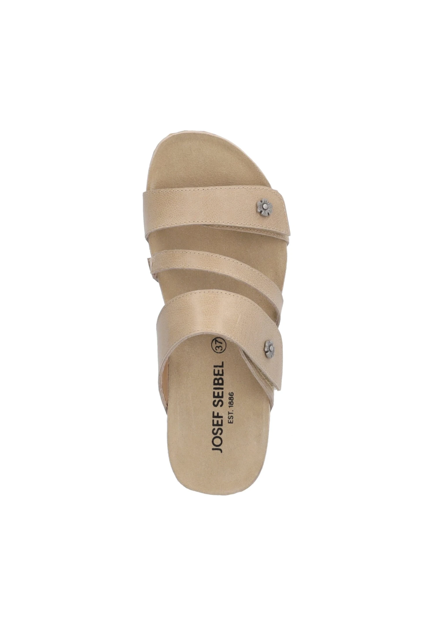 Josef Seibel Tonga- Sandalen Met Sleehak - Creme 3 Josef Seibel Tonga- Sandalen Met Sleehak - Creme - Afbeelding 3