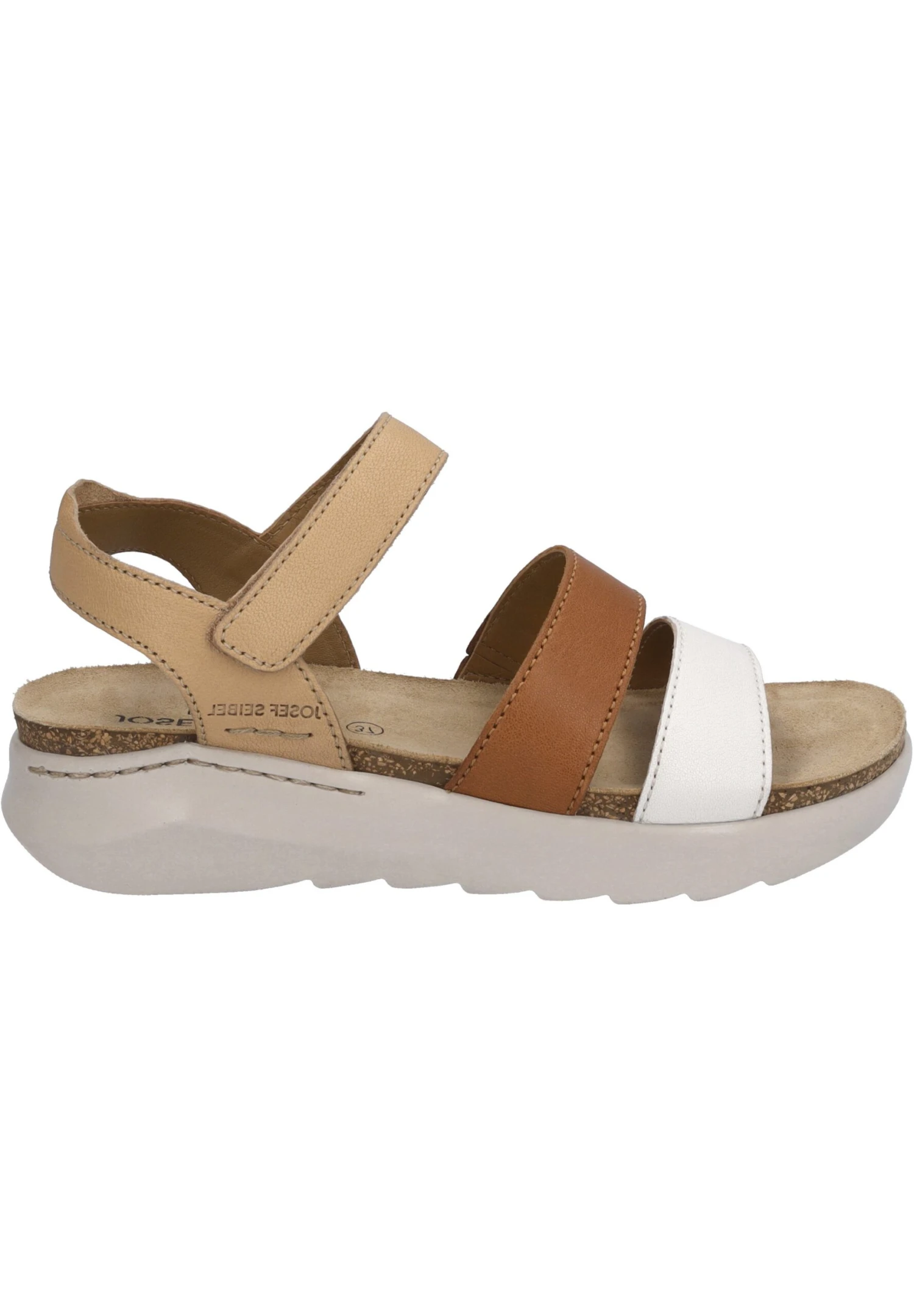 Josef Seibel Sandalen Met Plateauzool - Natur Multi 6 Josef Seibel Sandalen Met Plateauzool - Natur Multi - Afbeelding 6