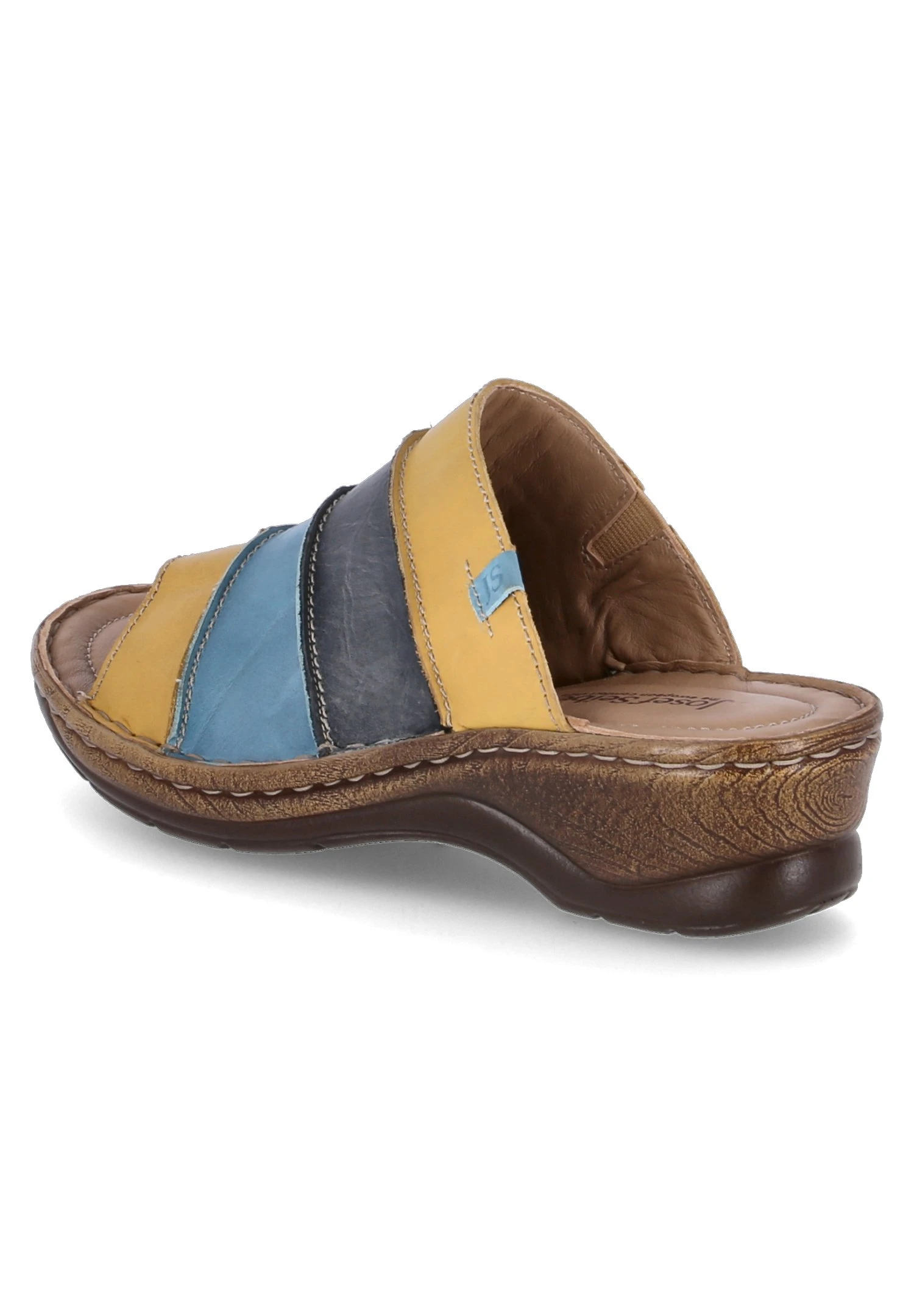 Josef Seibel Muiltjes Met Hak - Gelb-Blau 3 Josef Seibel Muiltjes Met Hak - Gelb-Blau - Afbeelding 3