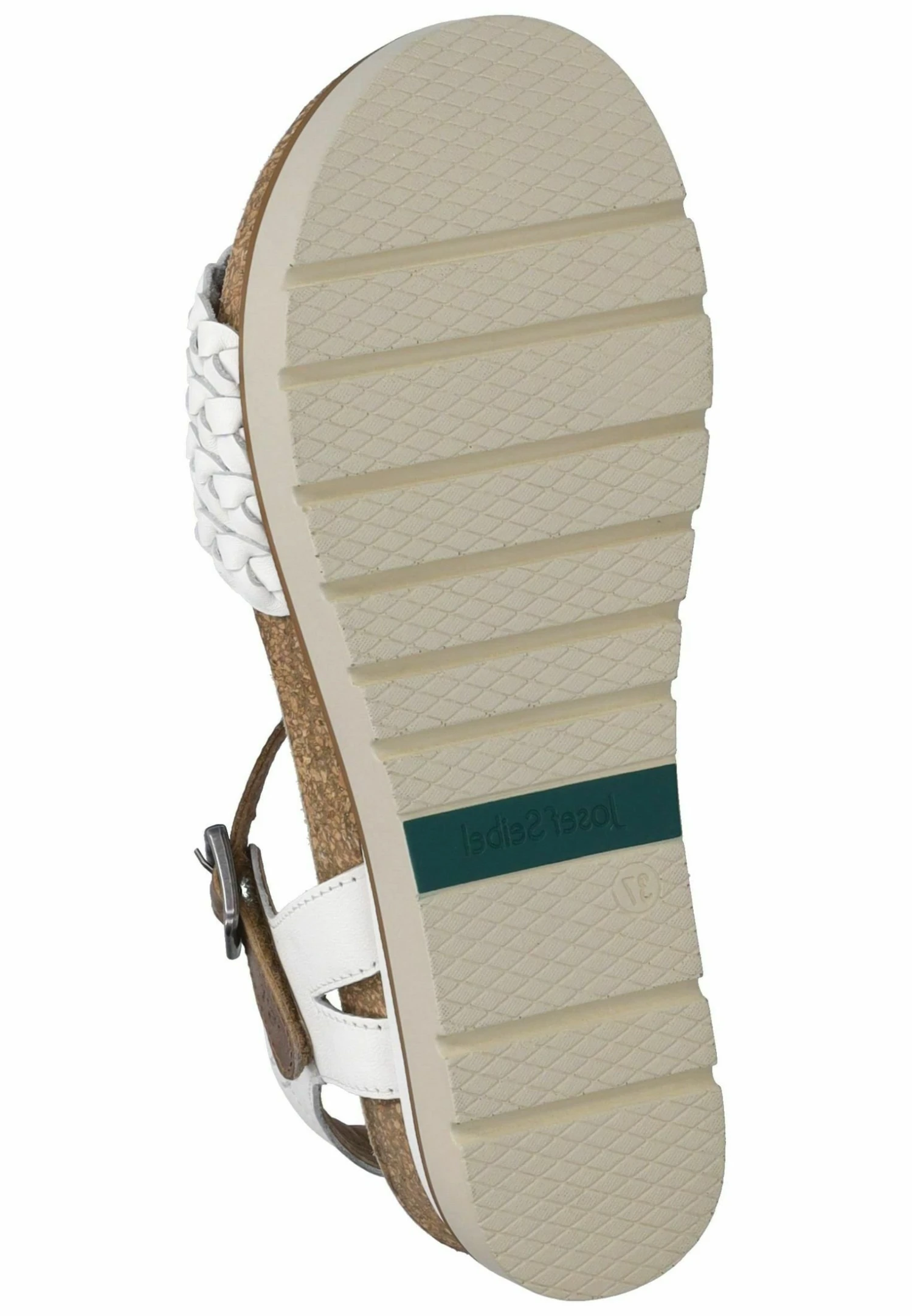 Josef Seibel Sandalen Met Sleehak - Weiß Kombi 5 Josef Seibel Sandalen Met Sleehak - Weiß Kombi - Afbeelding 5