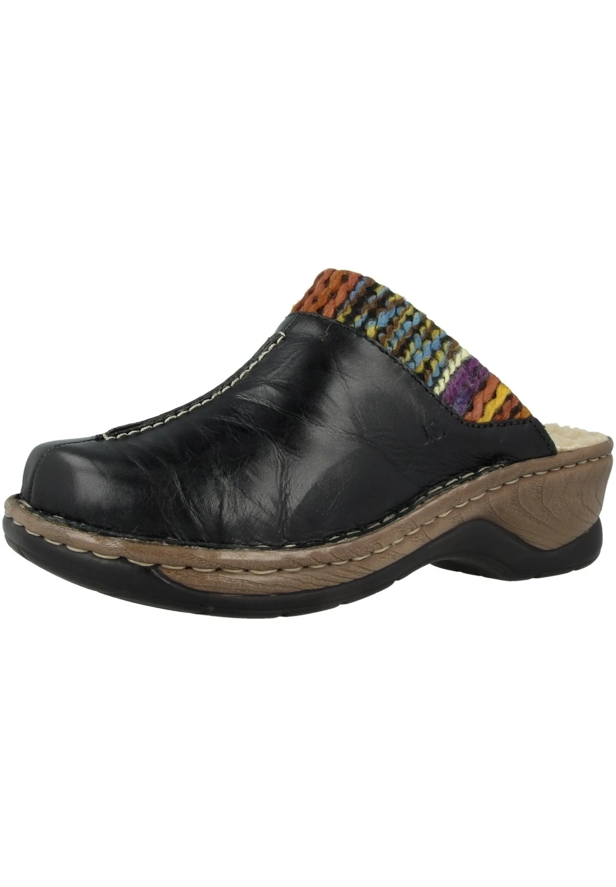Josef Seibel Clogs - Black Multi 2 Josef Seibel Clogs - Black Multi - Afbeelding 2