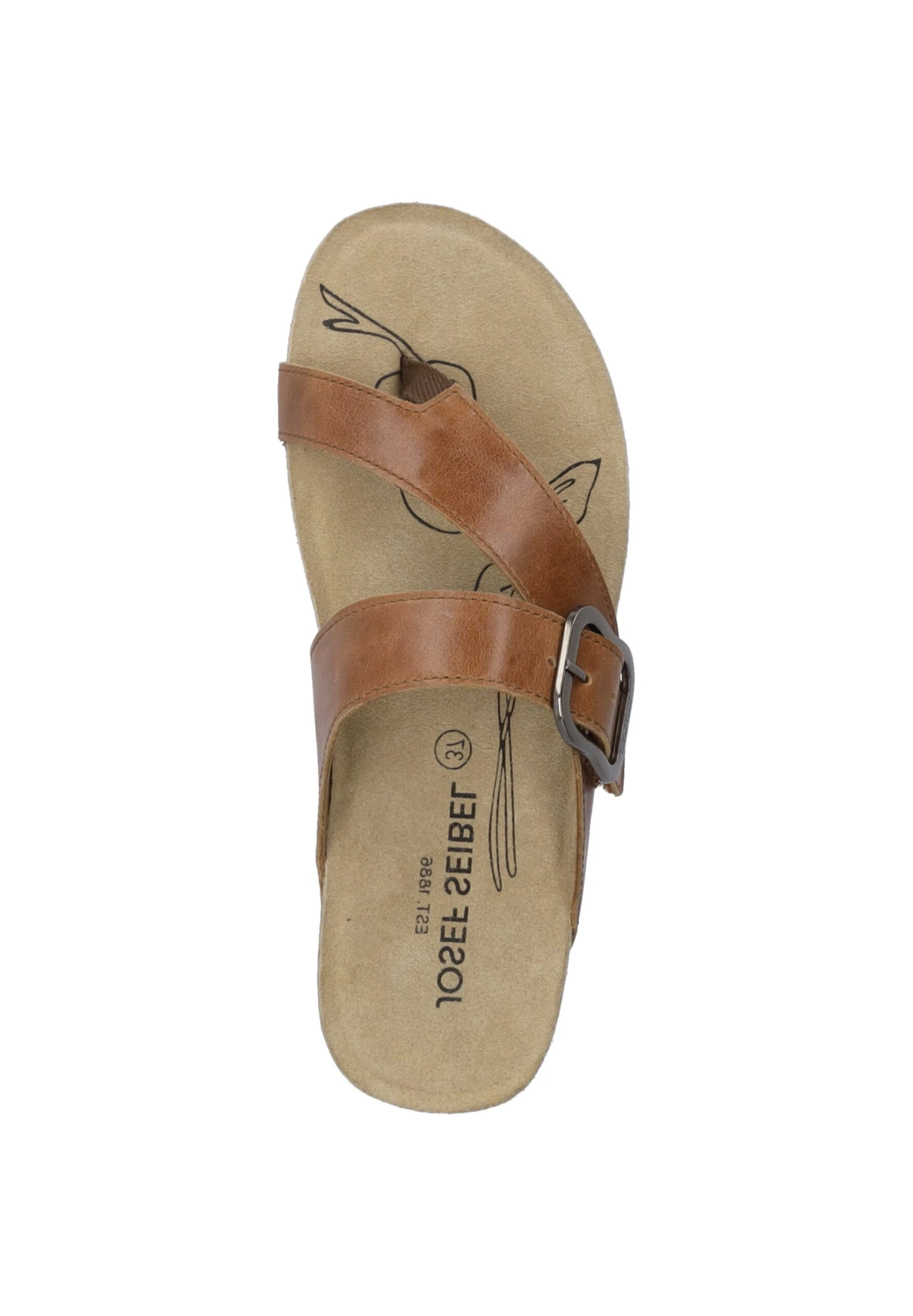 Josef Seibel Tonga - Teensandalen - Camel 3 Josef Seibel Tonga - Teensandalen - Camel - Afbeelding 3