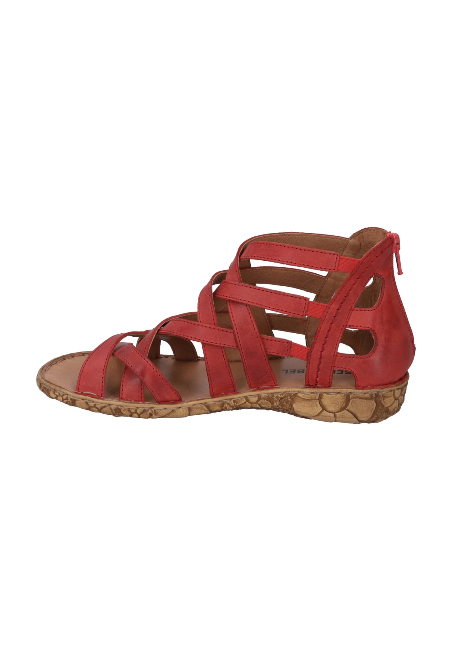 Josef Seibel Rosalie- Sandalen Met Sleehak - Rot 1 Josef Seibel Rosalie- Sandalen Met Sleehak - Rot
