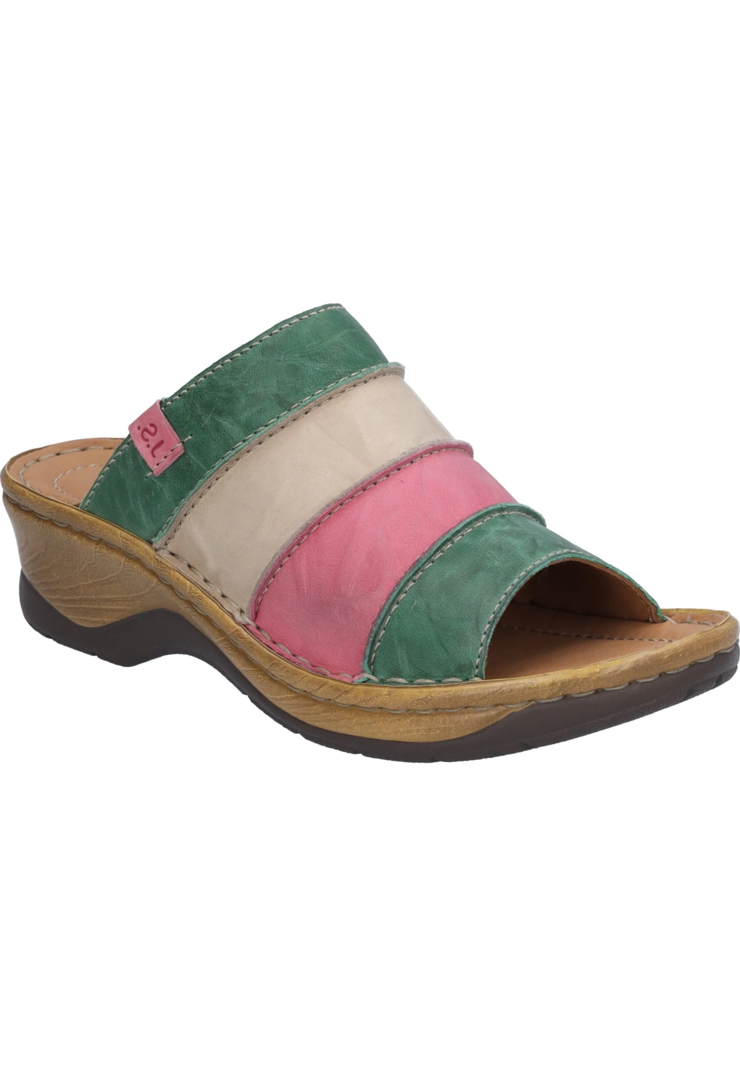 Josef Seibel Muiltjes Met Hak - Tanne Multi 2 Josef Seibel Muiltjes Met Hak - Tanne Multi - Afbeelding 2