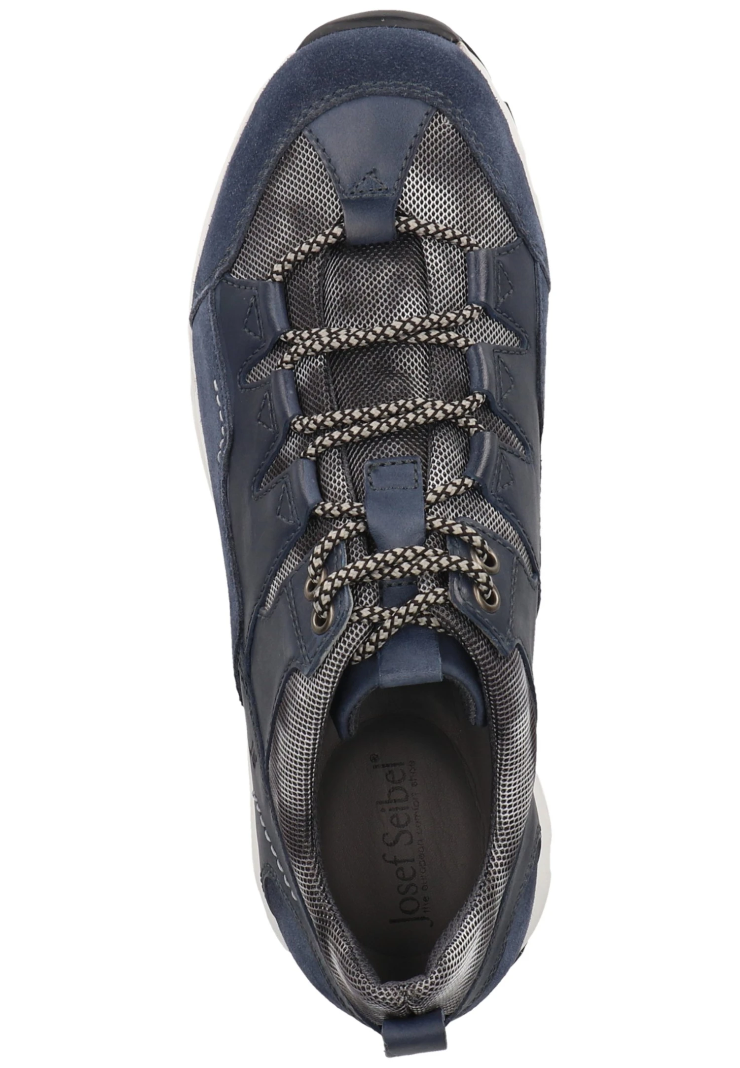 Josef Seibel Sneakers Laag - Dunkelblau-Kombi 4 Josef Seibel Sneakers Laag - Dunkelblau-Kombi - Afbeelding 4