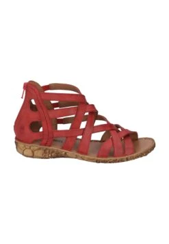 Josef Seibel Rosalie- Sandalen Met Sleehak - Rot 10 Josef Seibel Rosalie- Sandalen Met Sleehak - Rot -Schoenen Winkel fff04241a9ab4428b139fc1314c74e2f